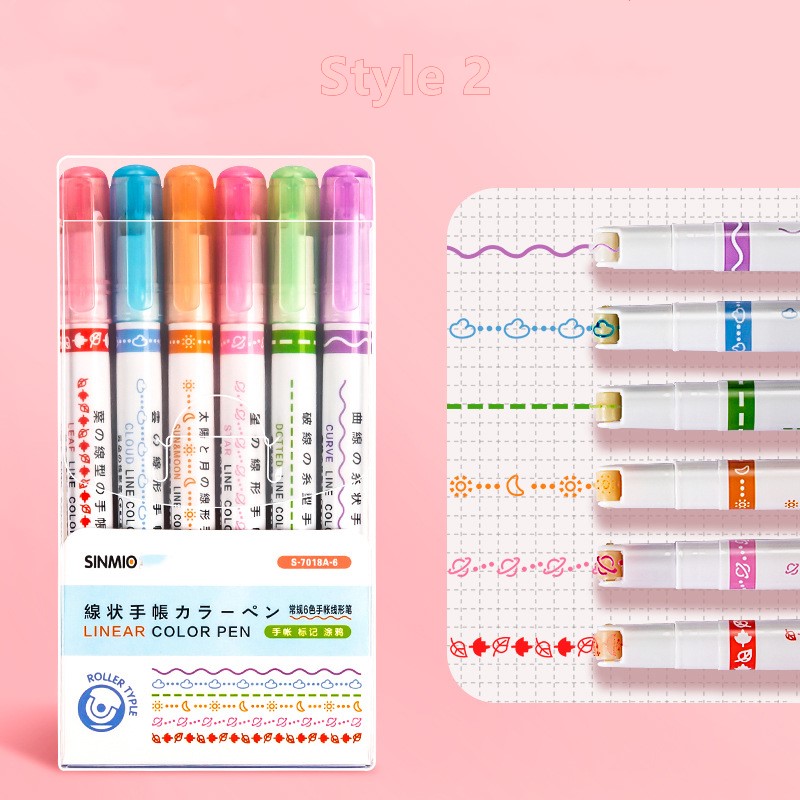 🌈Curve Highlighter Pen