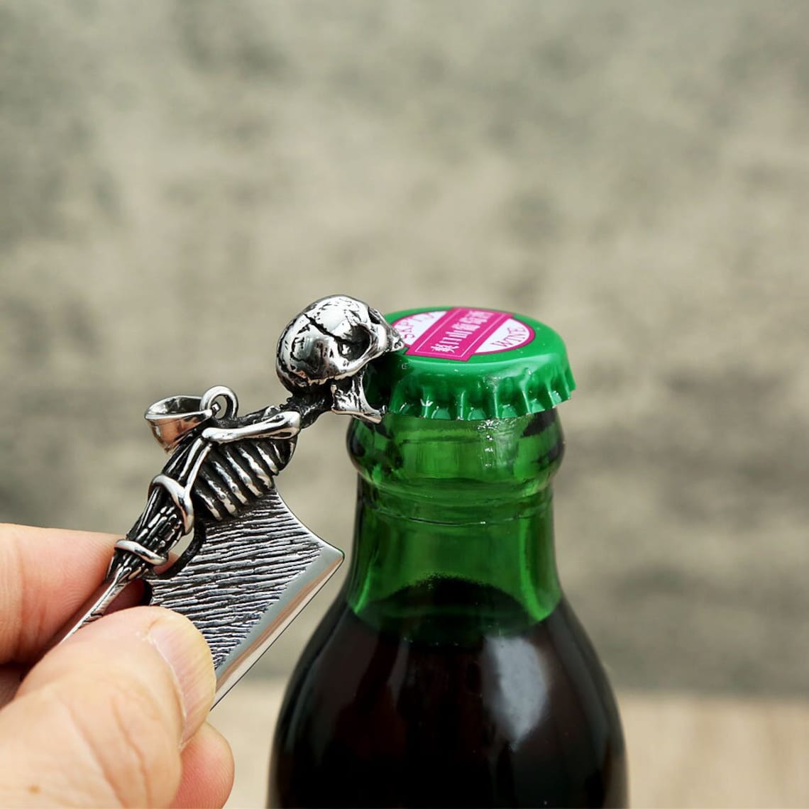 Skull Bottle Opener Necklace