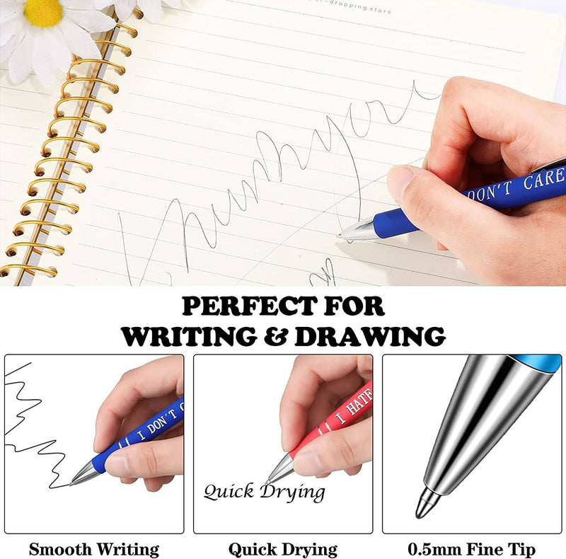  10Pcs Ballpoint STRESS RELIEF FUNNY PENS😂