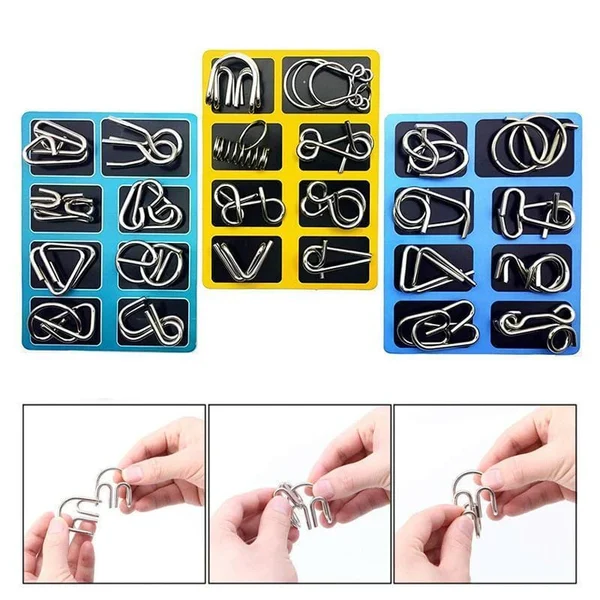 🧠Metal Puzzle Ring