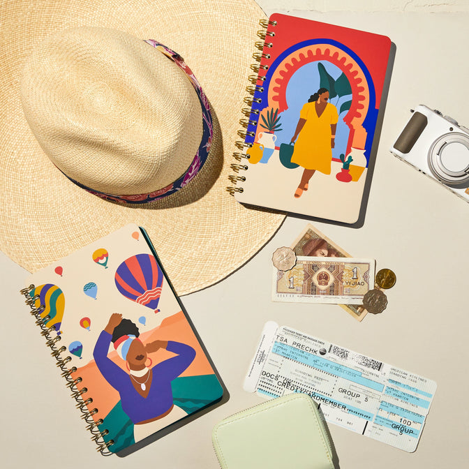 👩‍💼"Independent Woman" Hardcover Spiral Journal📔