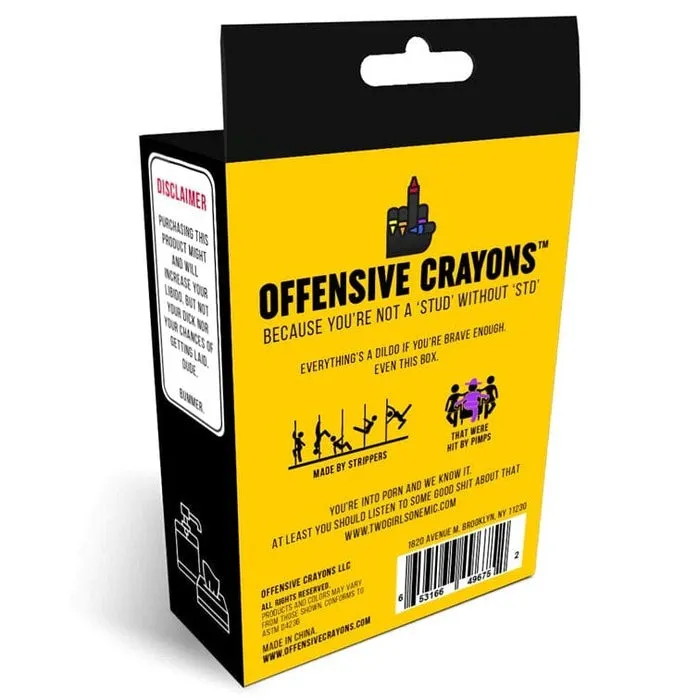 JUMBO PACK 🍆🖍️ - OFFENSIVE CRAYONS