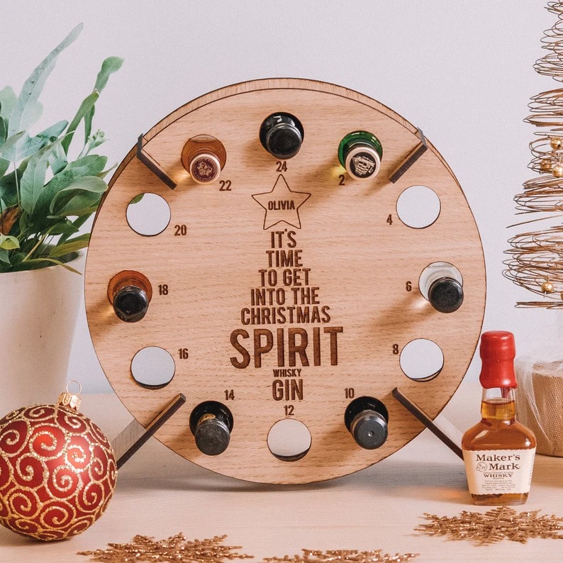 🎅Christmas Countdown-Wooden Adult Advent Calendar