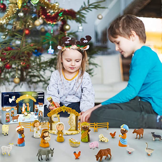 Christmas Pre-Sale-Nativity Scene Advent Calendar Set