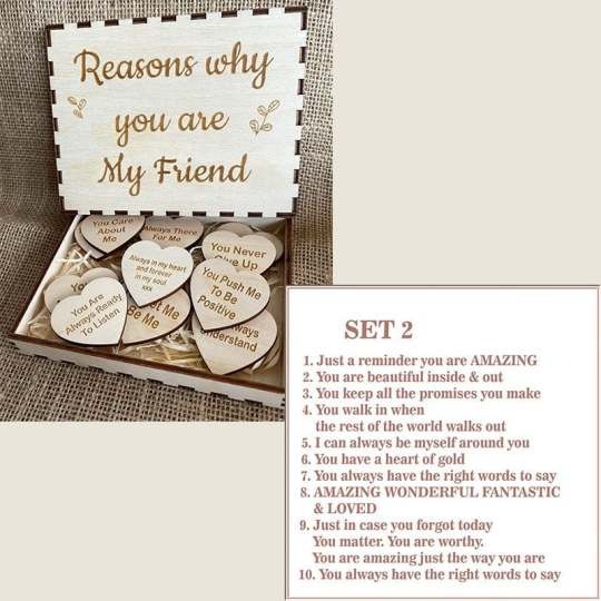 🔥Unique Friendship Gift🤝Wooden crafts🌳