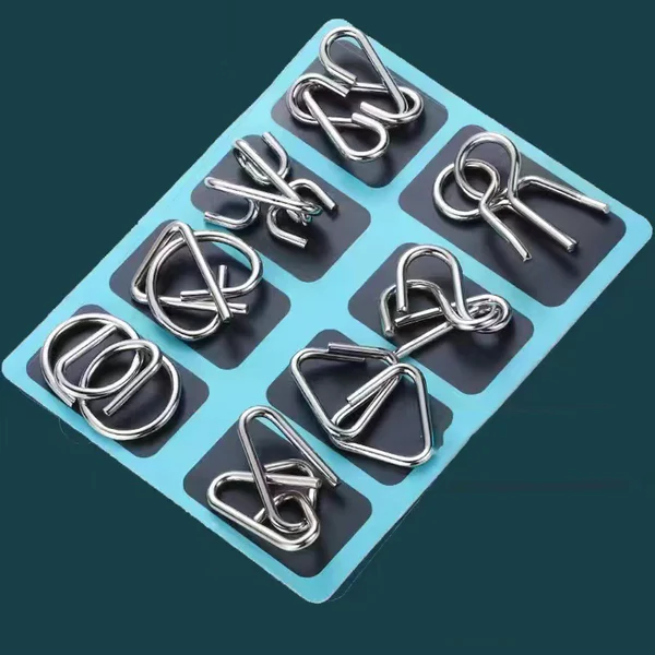 🧠Metal Puzzle Ring