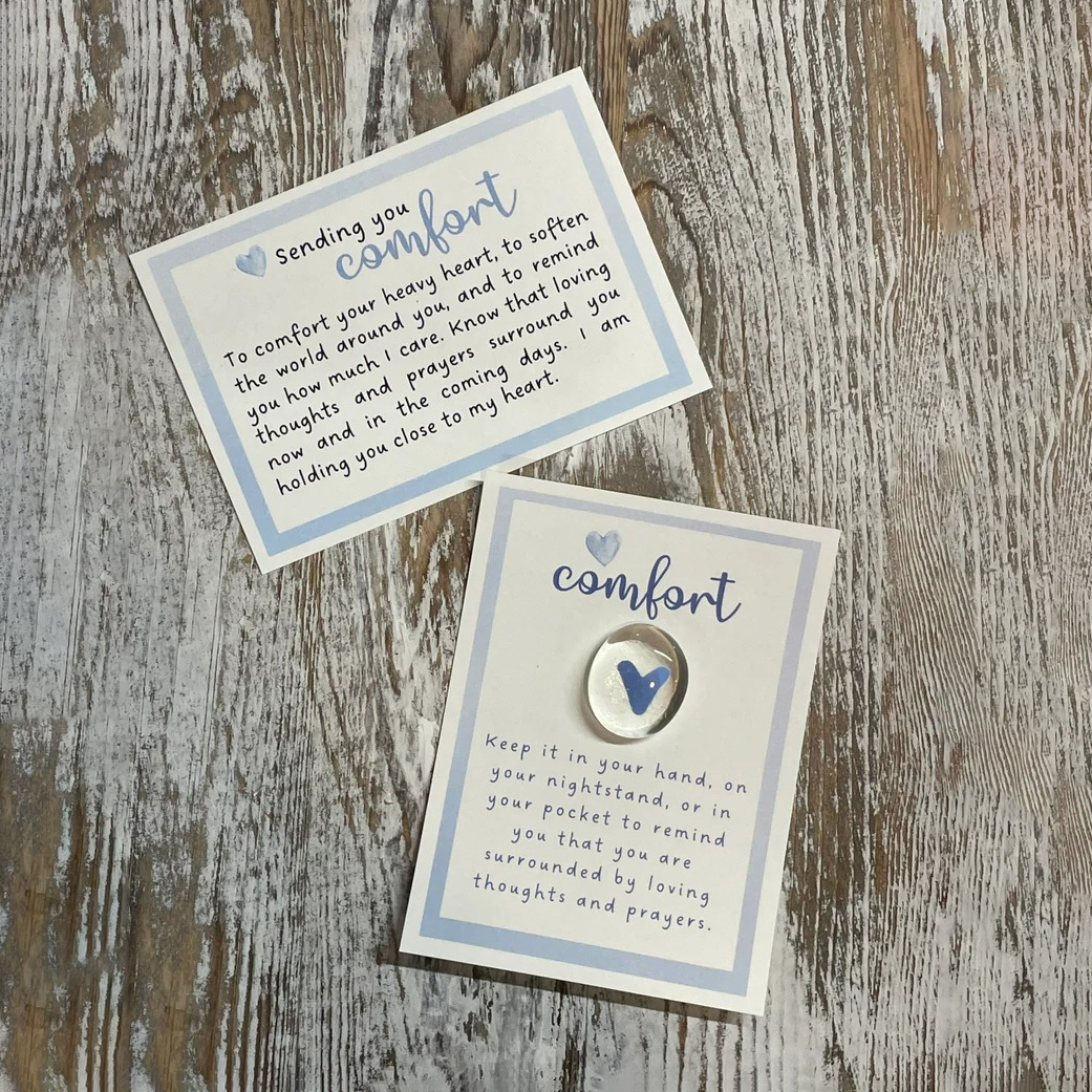 Pocket Token Glass Gem - Thinking of You Gift