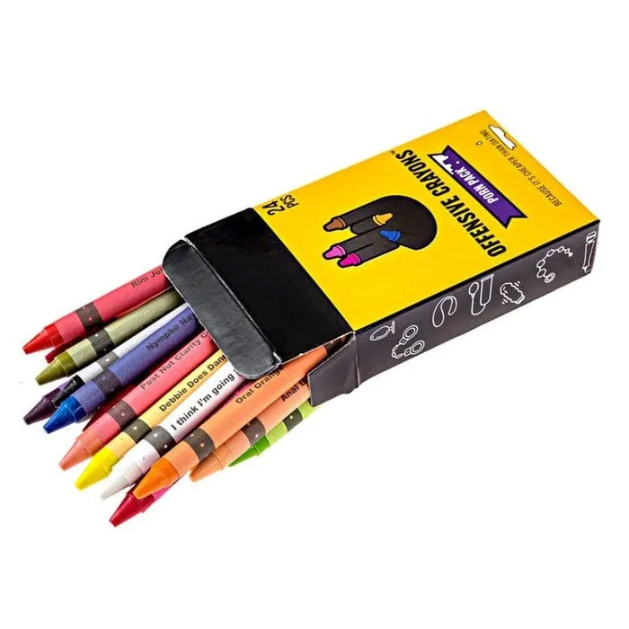 JUMBO PACK 🍆🖍️ - OFFENSIVE CRAYONS