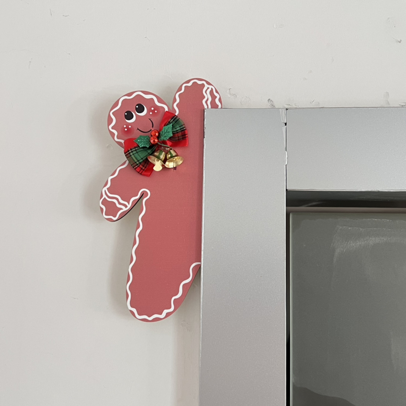 Christmas Gingerbread door or window decor