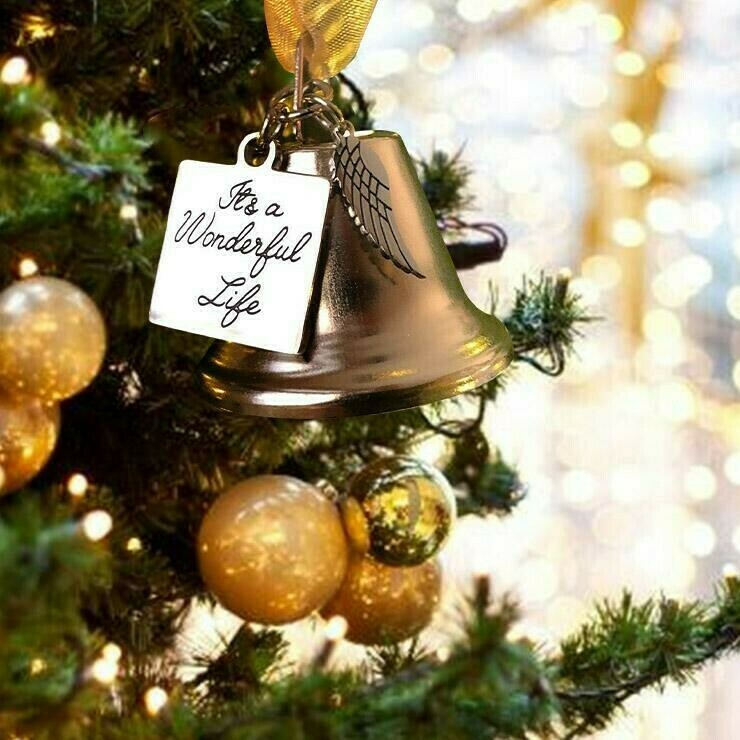 🎄Christmas Ornaments Angel Wings Bell🔔—Memorial Christmas Gift👼