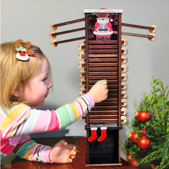 🔥Hot Sale-Santa Claus Down The Chimney Countdown Advent Calendar