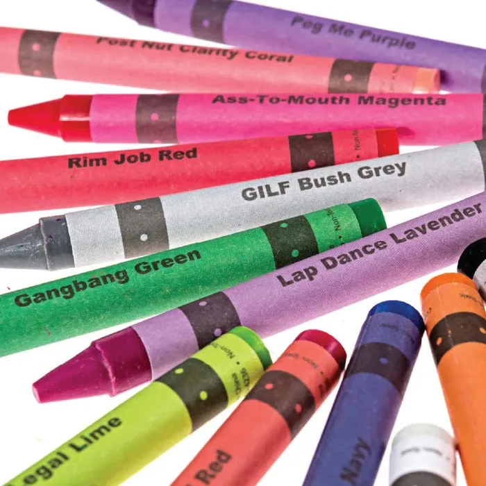 JUMBO PACK 🍆🖍️ - OFFENSIVE CRAYONS