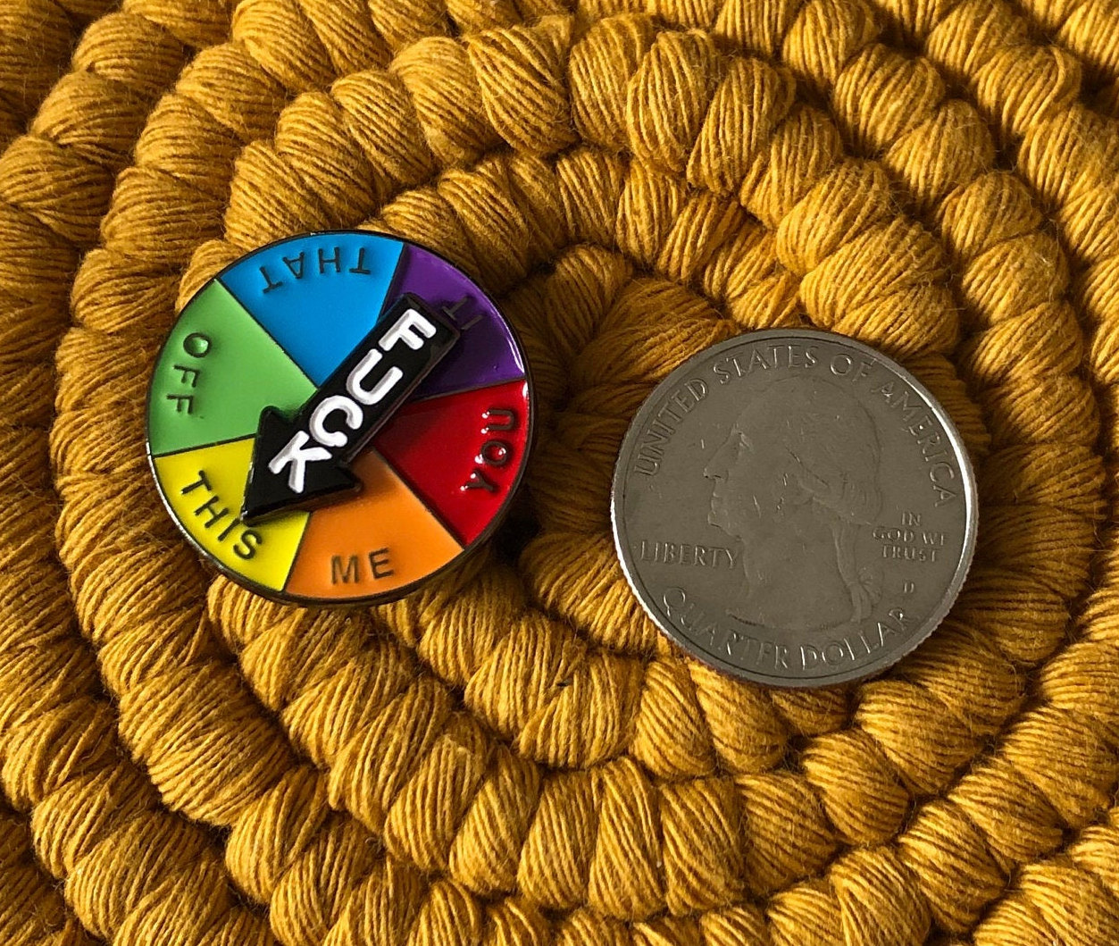 Rotating Enamel Badge