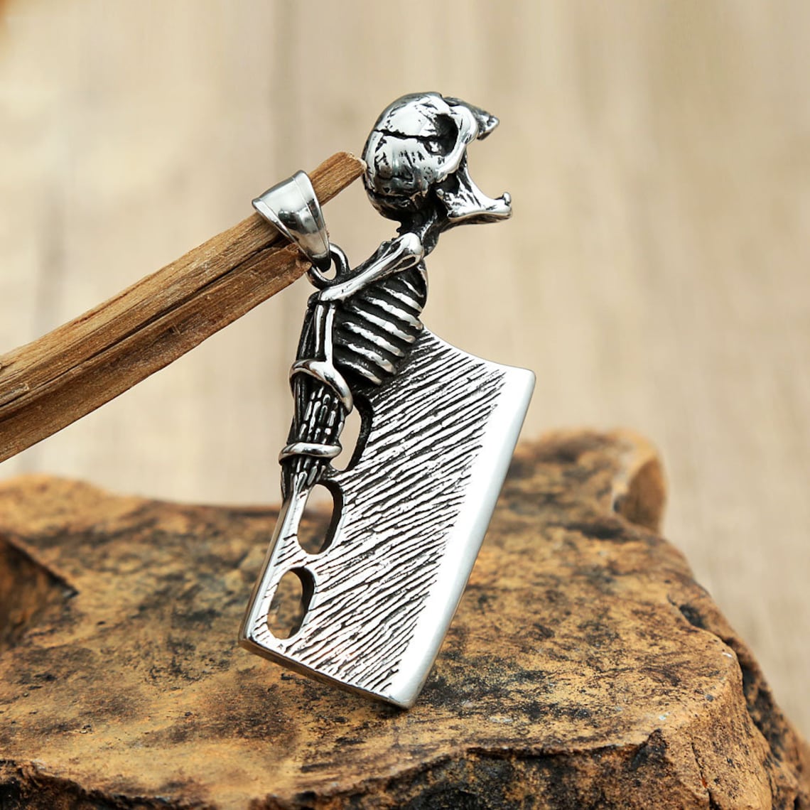 Skull Bottle Opener Necklace