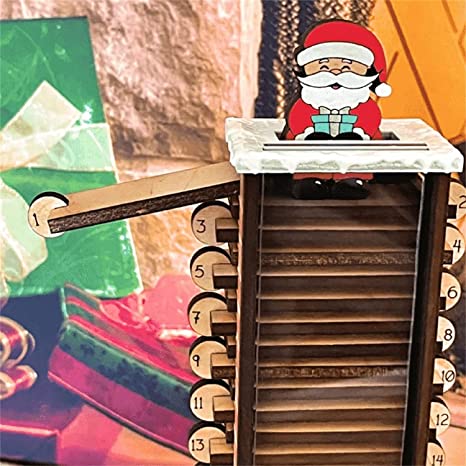 🔥Hot Sale-Santa Claus Down The Chimney Countdown Advent Calendar