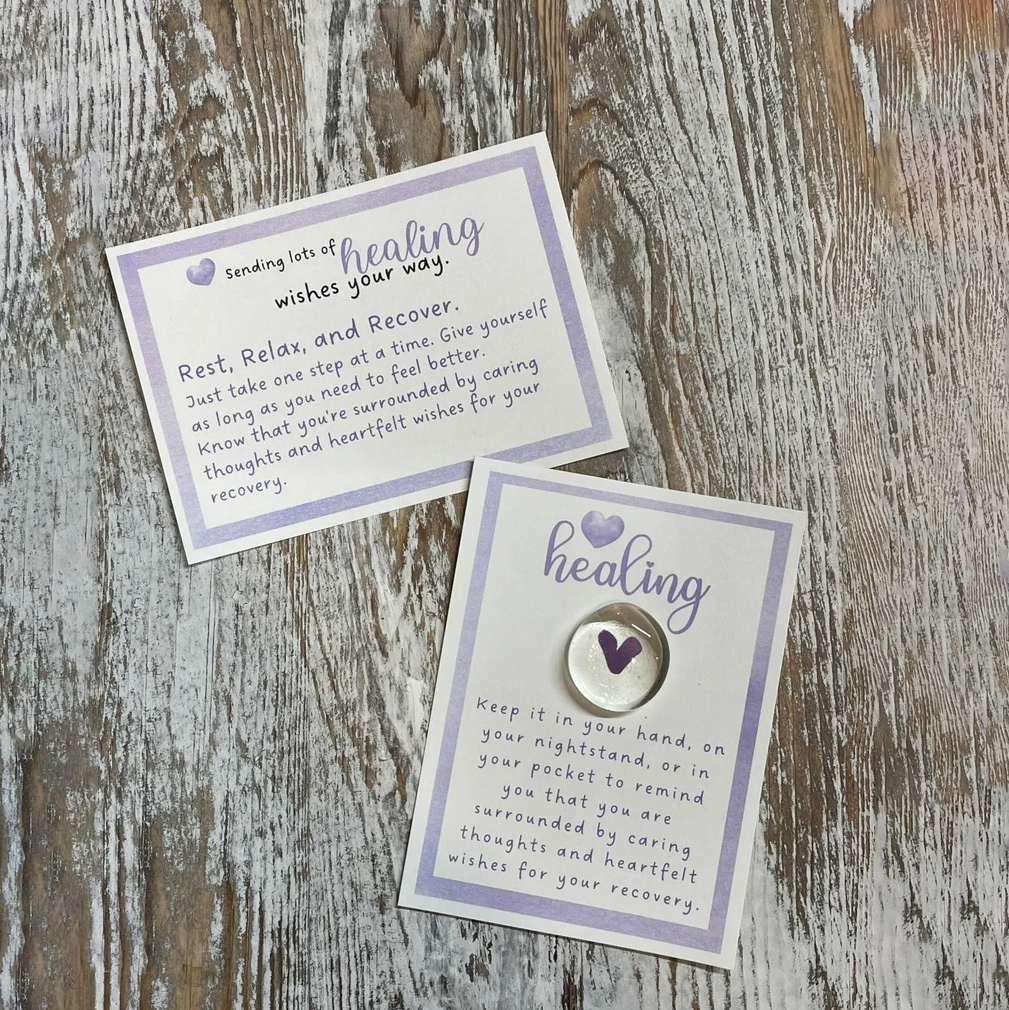 Pocket Token Glass Gem - Thinking of You Gift