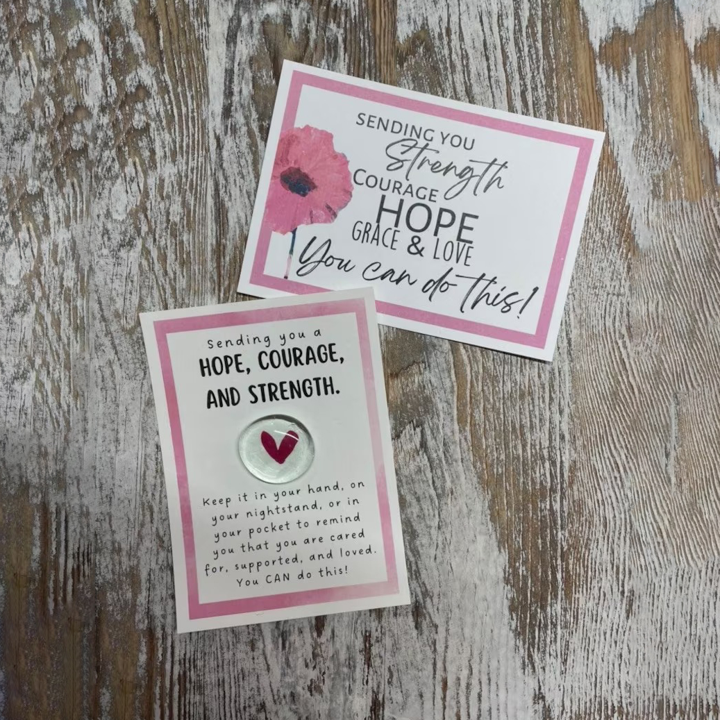 Pocket Token Glass Gem - Thinking of You Gift