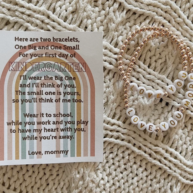 First Day Of School Bracelet