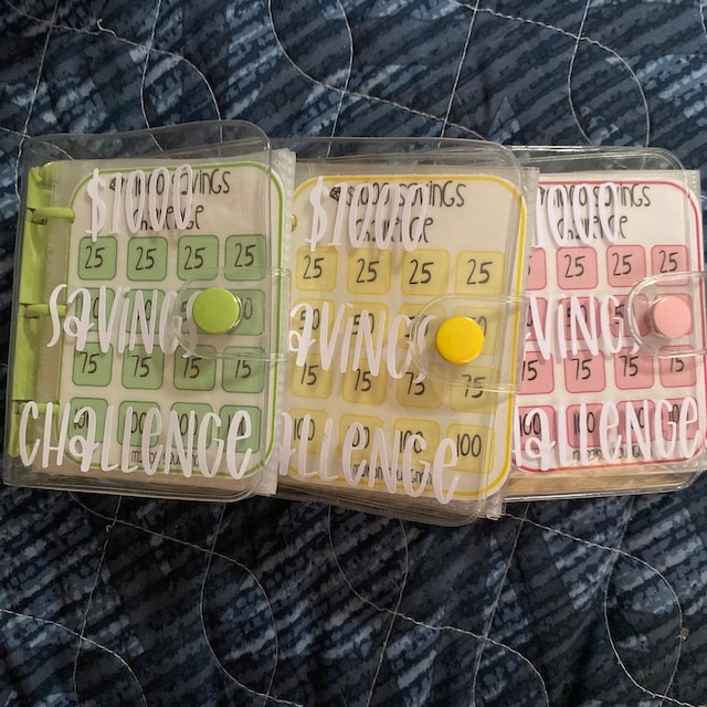💰$1000 Savings Challenge Mini Binder📘