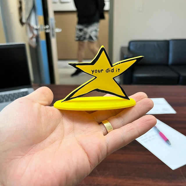 😃Your Did It Trophy🏆