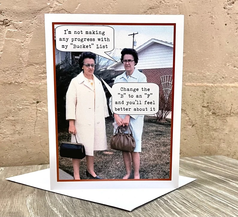  Funny Vintage Photo Card for Nurse - Can't Fix Stupid