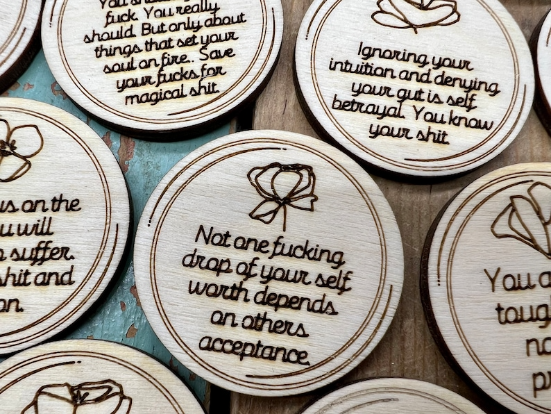 🤷‍♂️30 Inappropriate Affirmations and Bag Tag👜