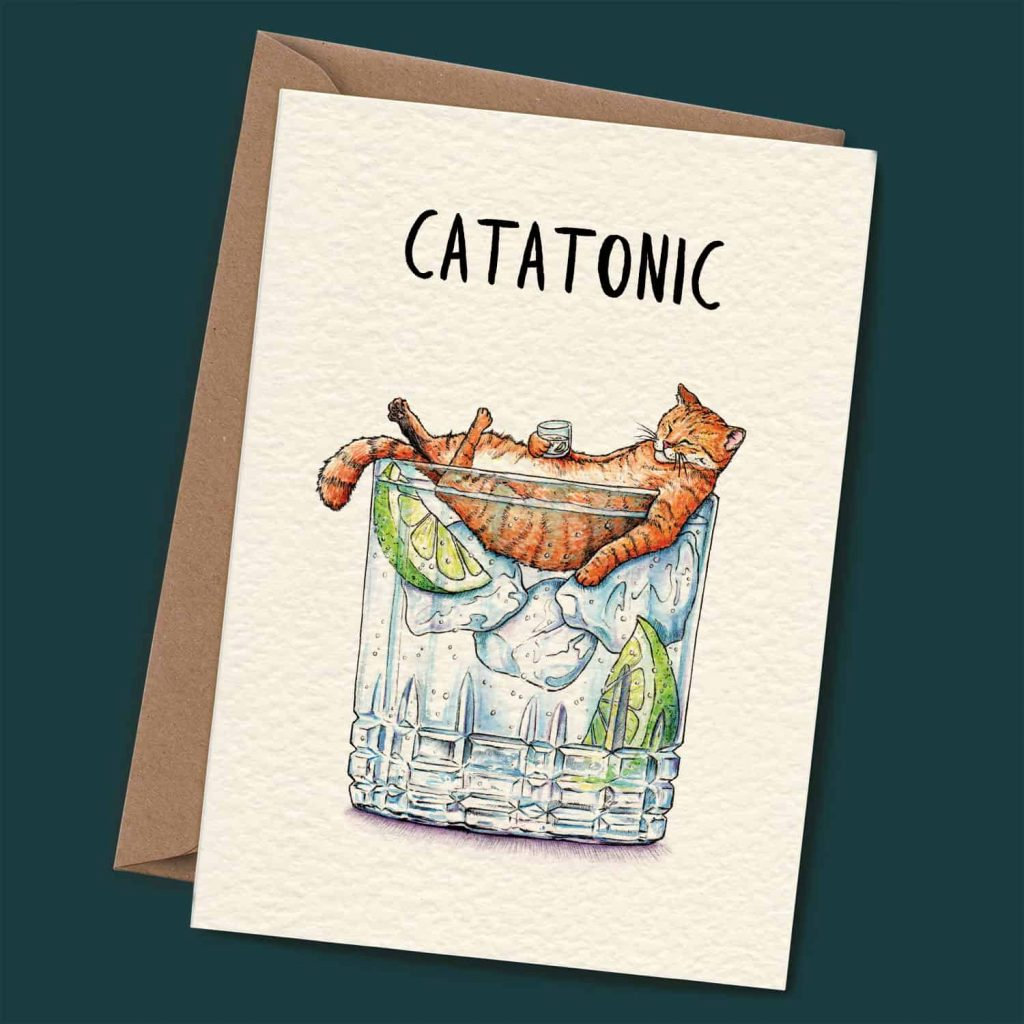 Funny Dog & Cat Card