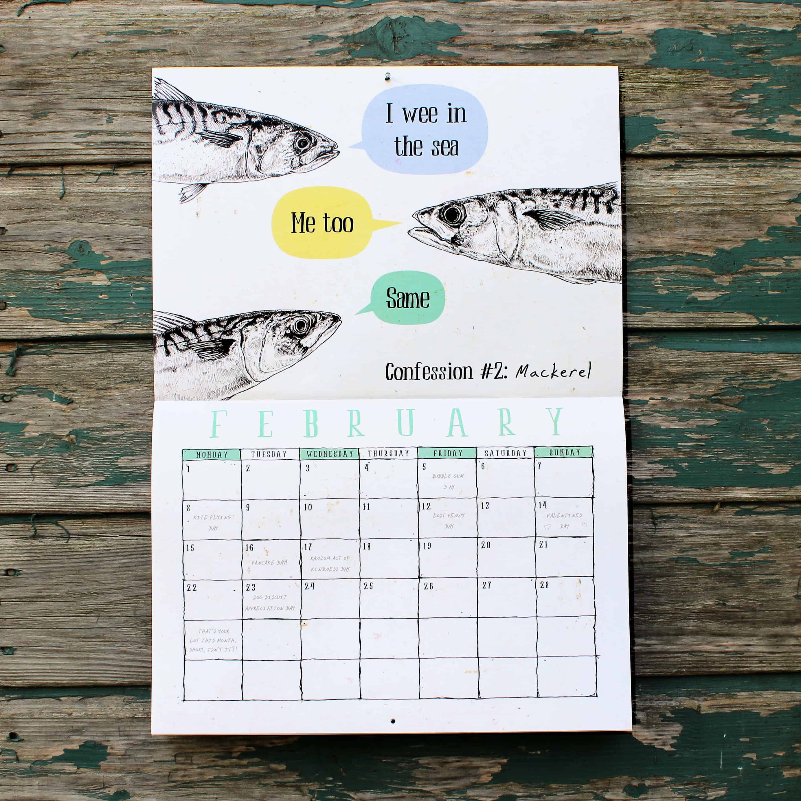 Creature Confessions Calendar 2024