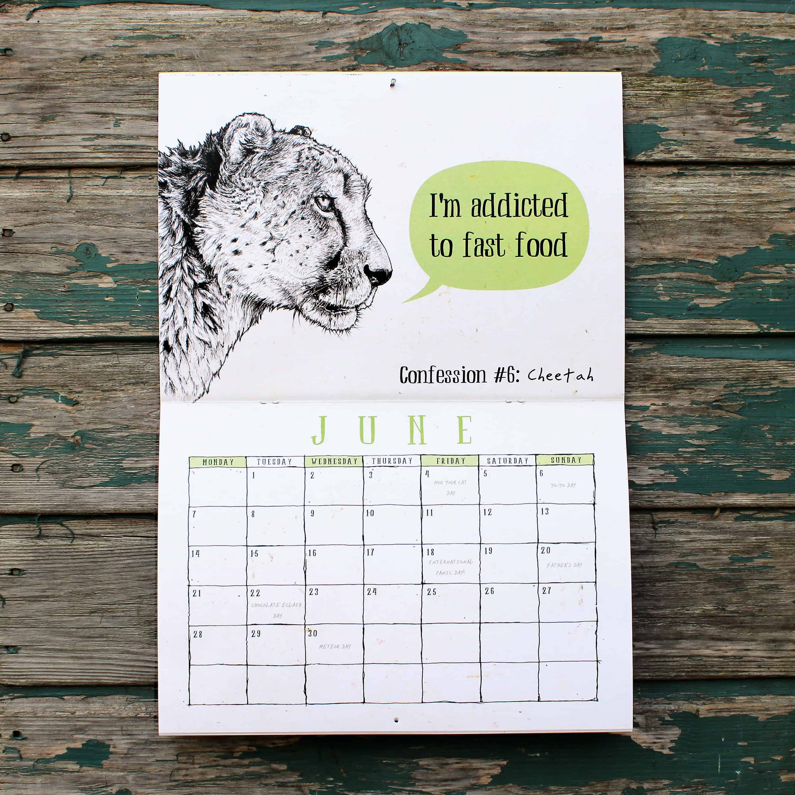 Creature Confessions Calendar 2024