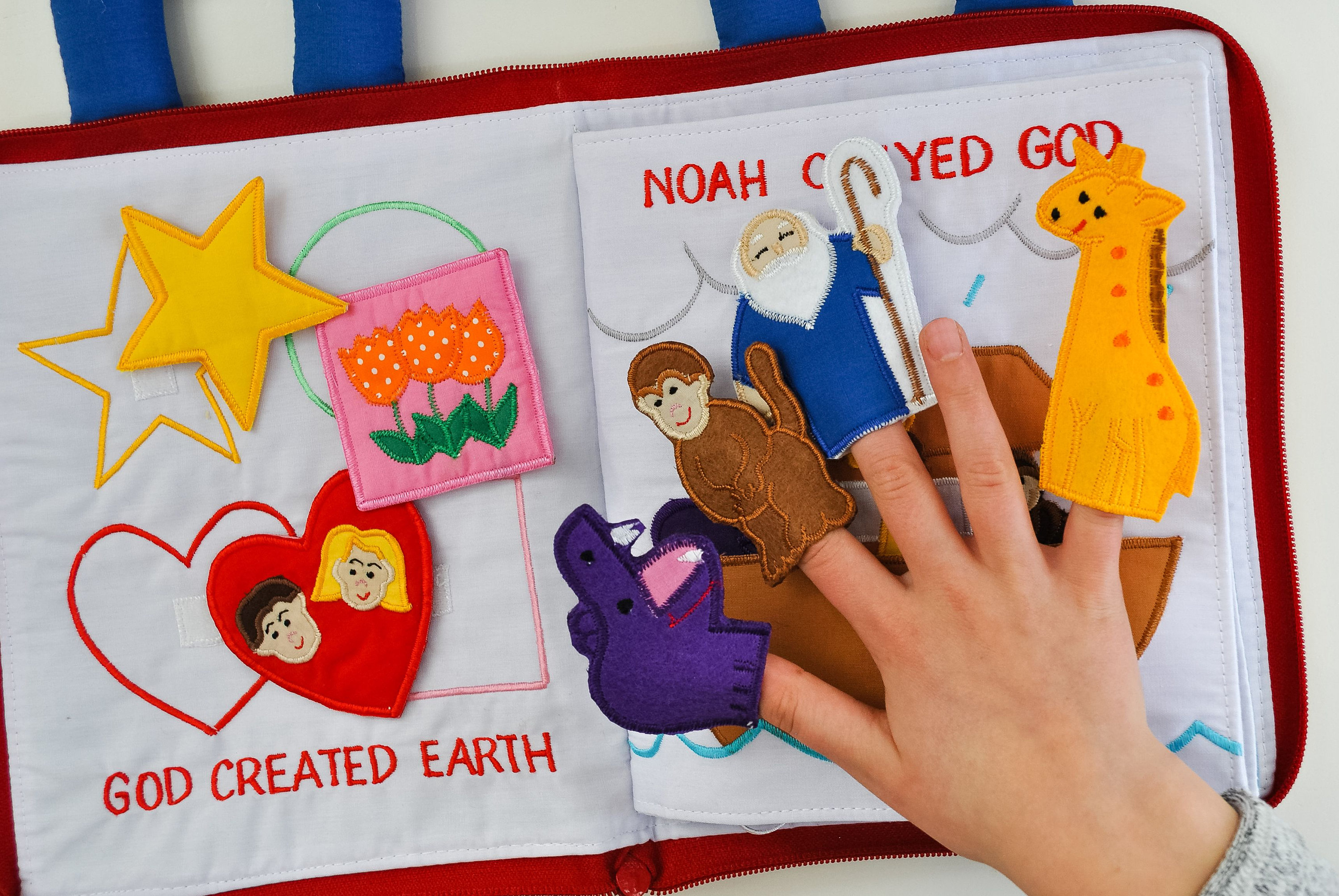 My Bible Quiet Book Activity Cloth Busy Book