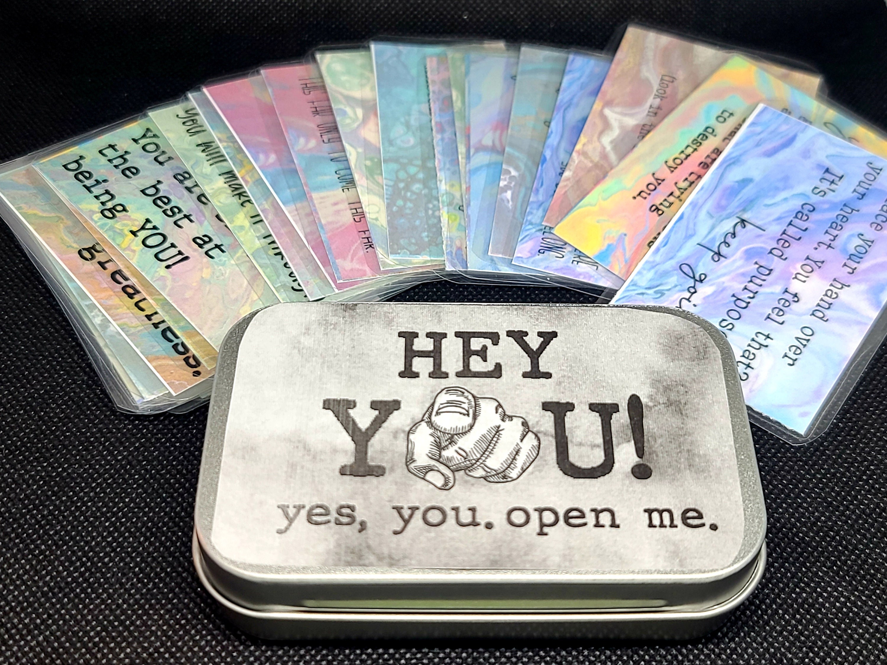 Hey You...Open Me! Motivational Card Box