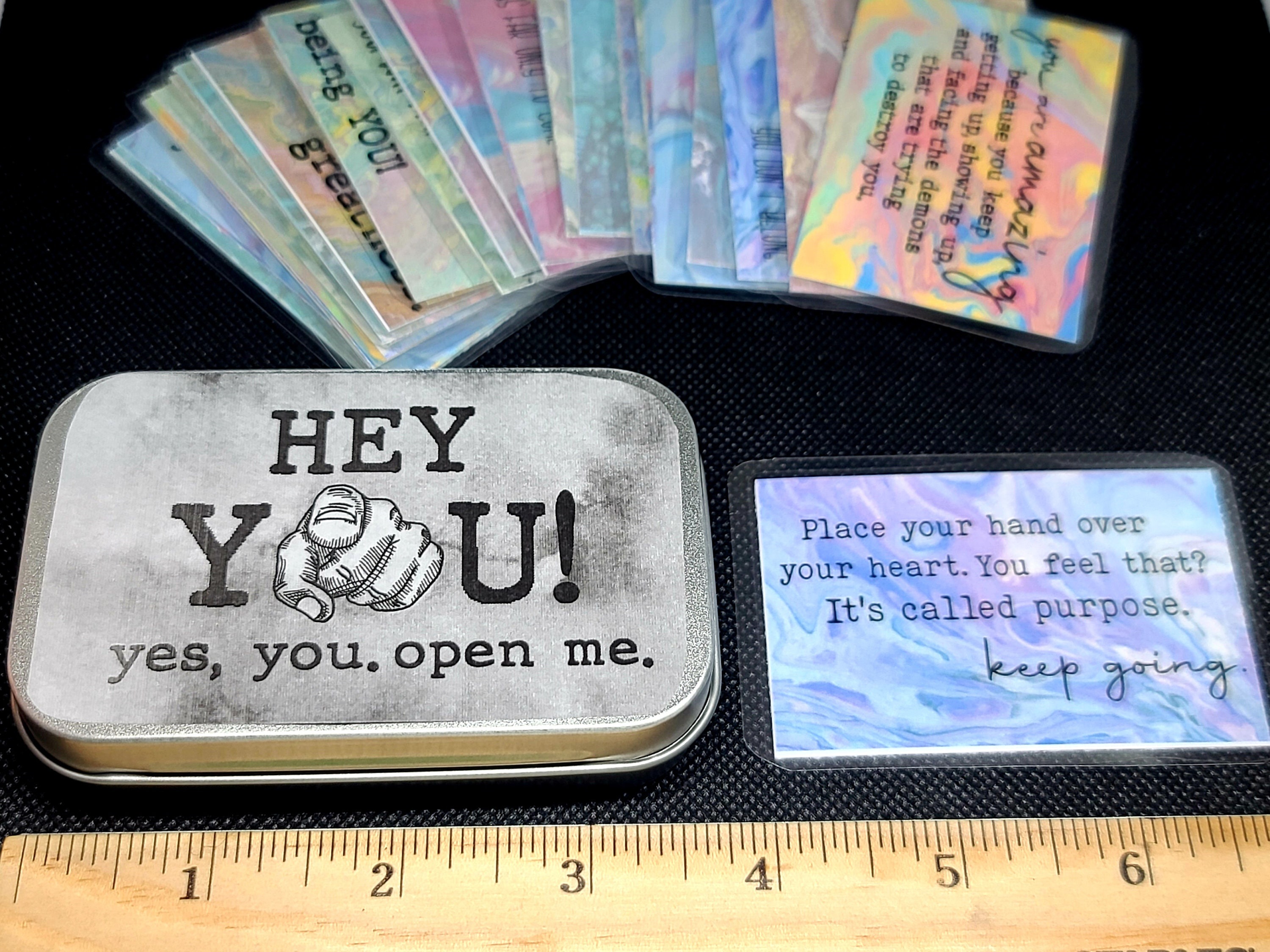 Hey You...Open Me! Motivational Card Box