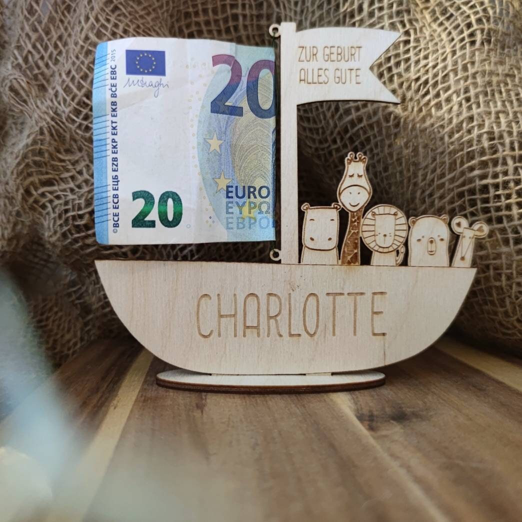 ⛵Noah's Ark Money Gift-🎁Joyful Gifting for Birth or Baptism!