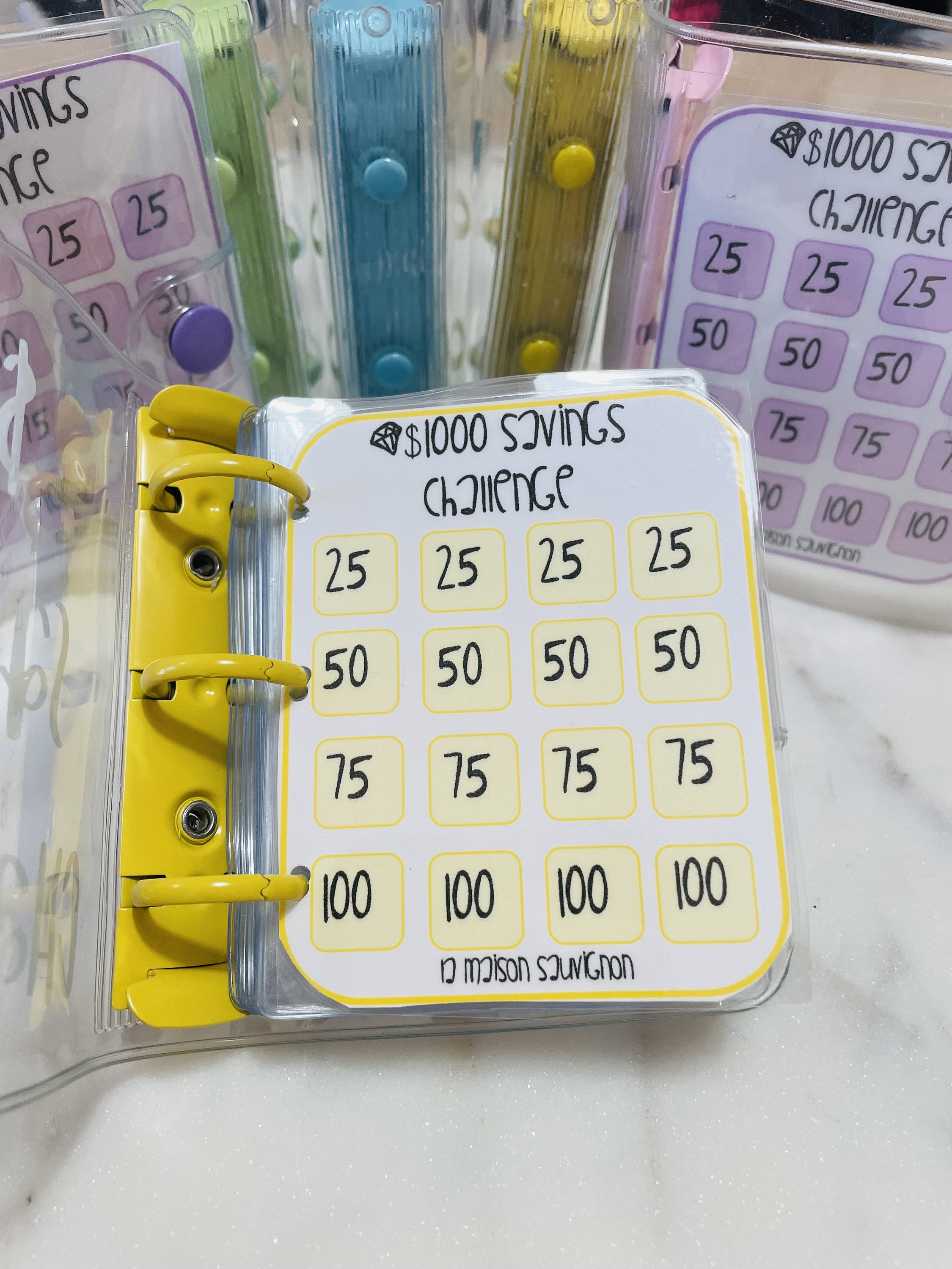 💰$1000 Savings Challenge Mini Binder📘