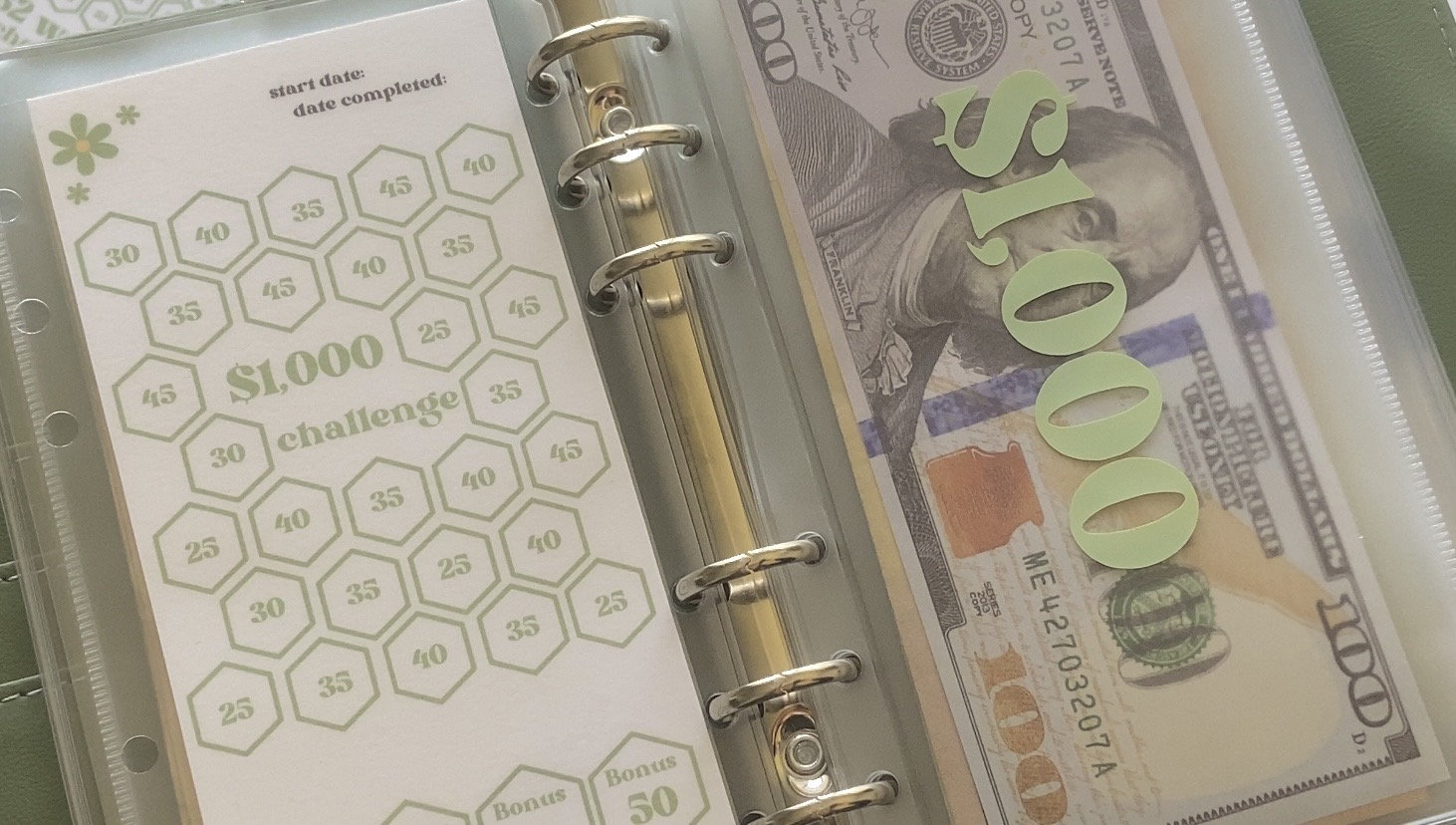 52-Week Challenge Budget Planner 📊💰
