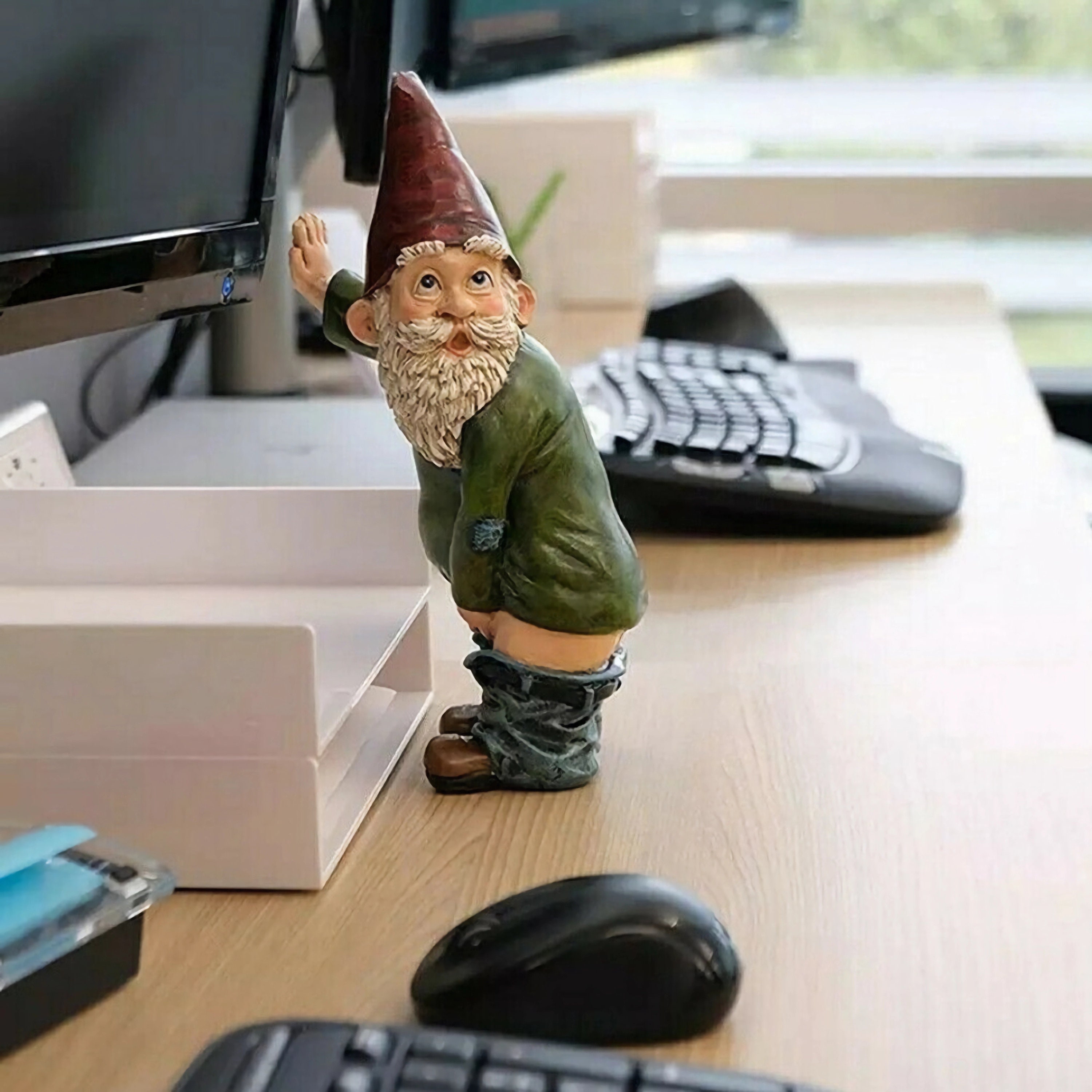 😂Funny Dwarf Garden Statue