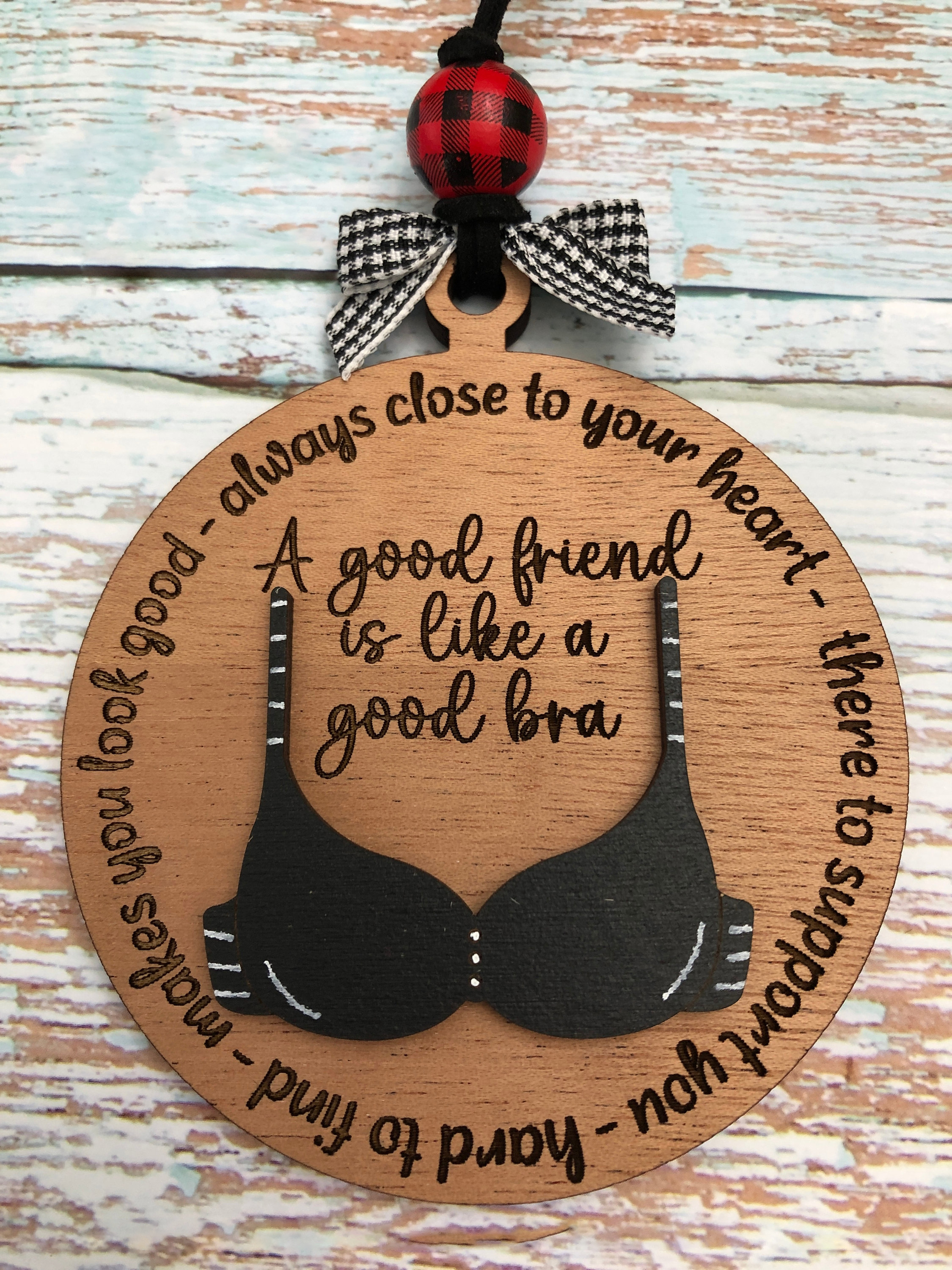 🤶Funny Christmas Ornament-😂Friend Like A Bra
