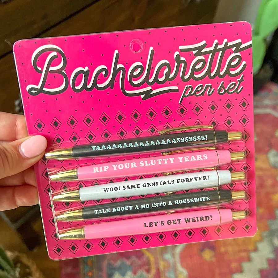 Bachelorette Pen Set