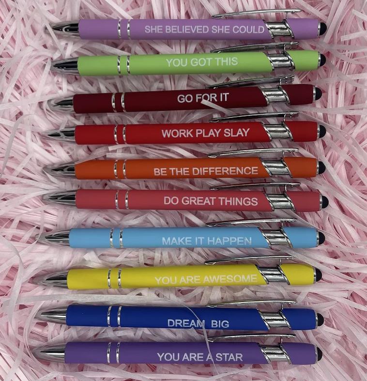 🌈 10Pcs Ballpoint STRESS RELIEF FUNNY PENS😂