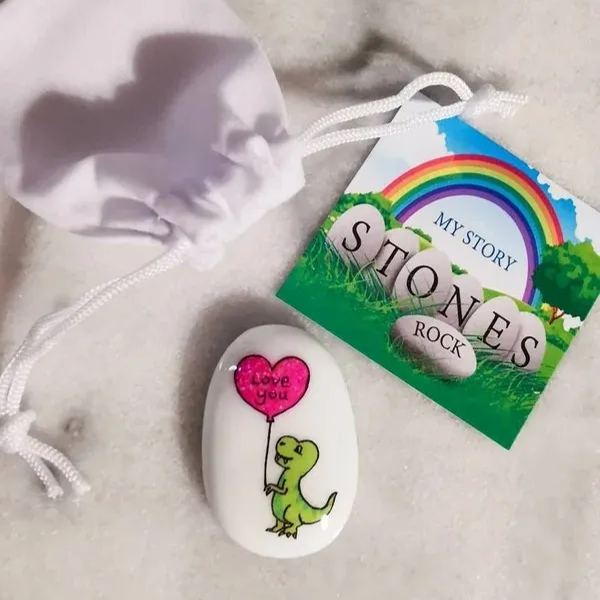 Cute Lucky Charm Love You Elephant Stone