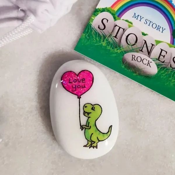 Cute Lucky Charm Love You Elephant Stone