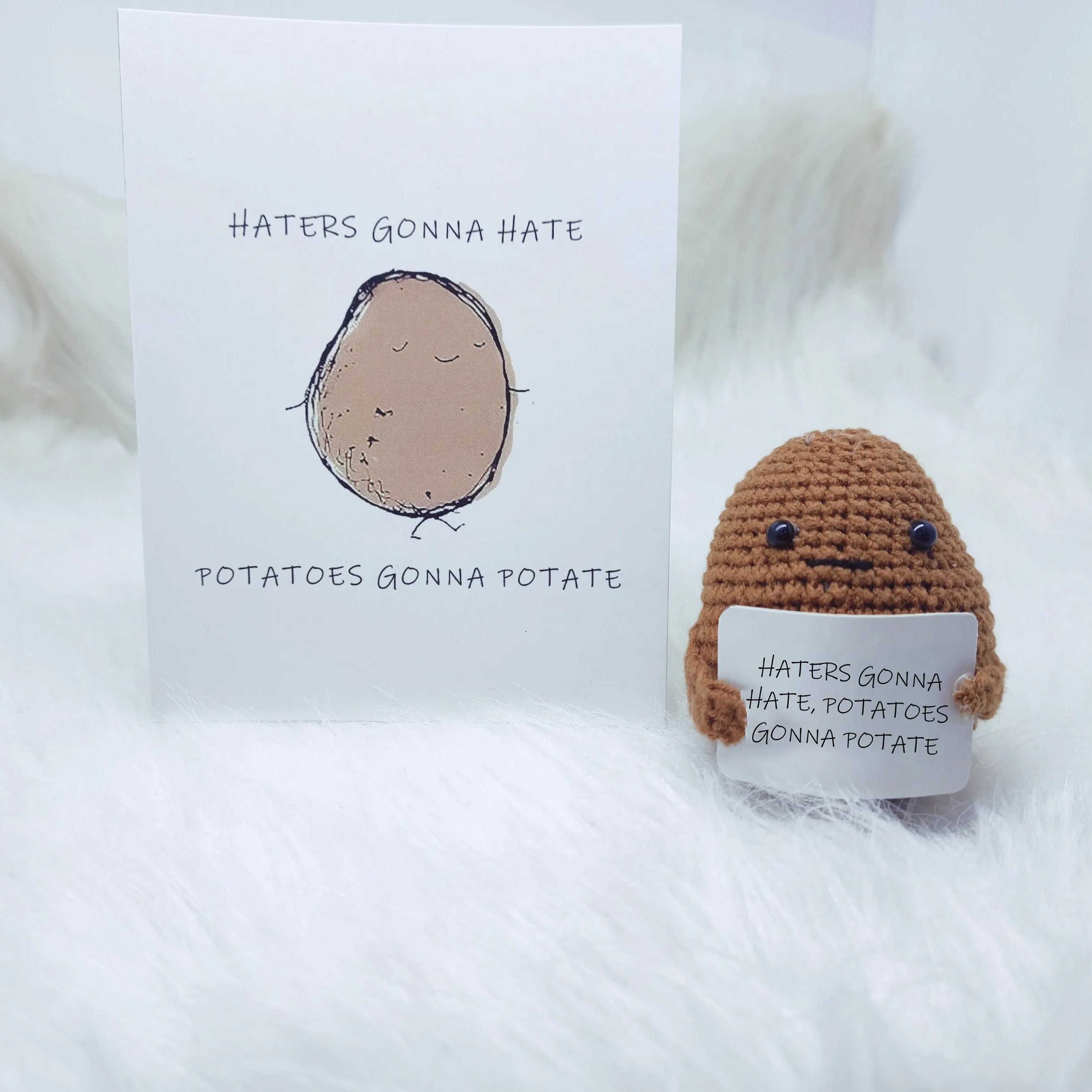 Hand-Knitted Potatoes