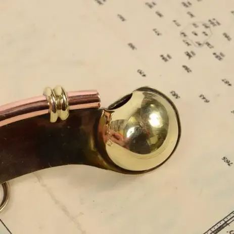 ⚓1940s Boatswain Brass Pipe Whistle
