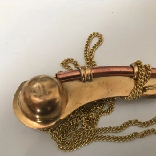 ⚓1940s Boatswain Brass Pipe Whistle