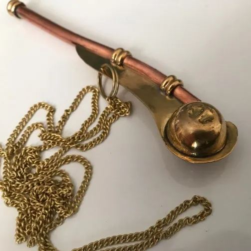 ⚓1940s Boatswain Brass Pipe Whistle