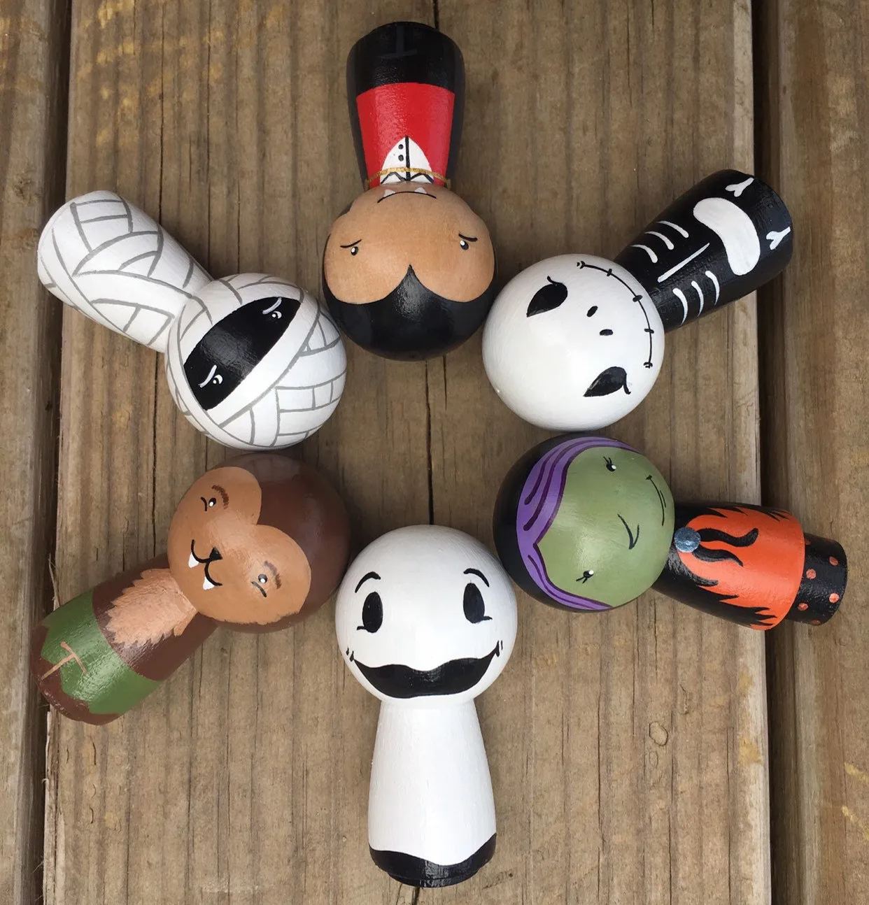 Nativity Peg Dolls-Holy Family