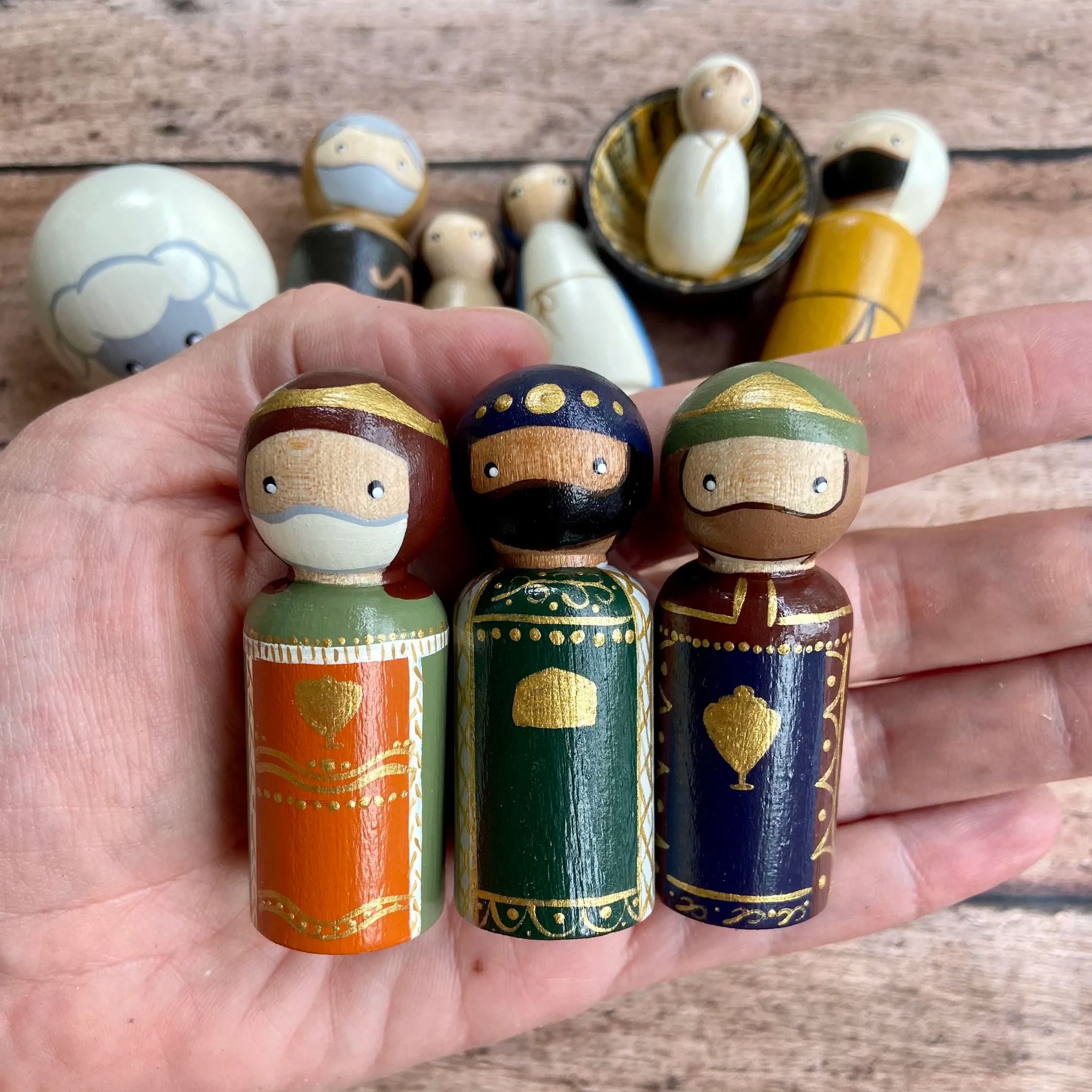 Peg Doll Set Gift