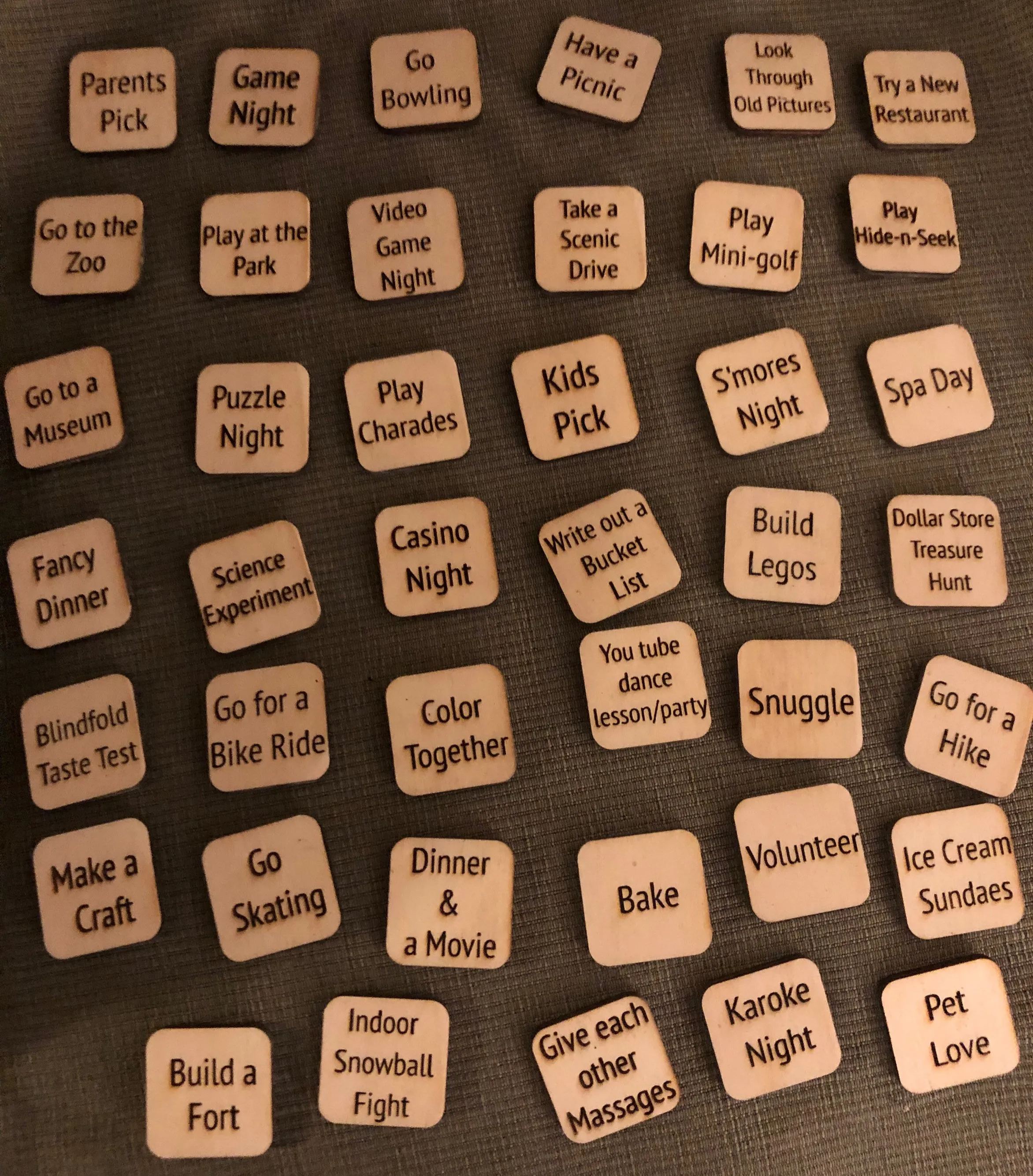 Family/Date Night Jar