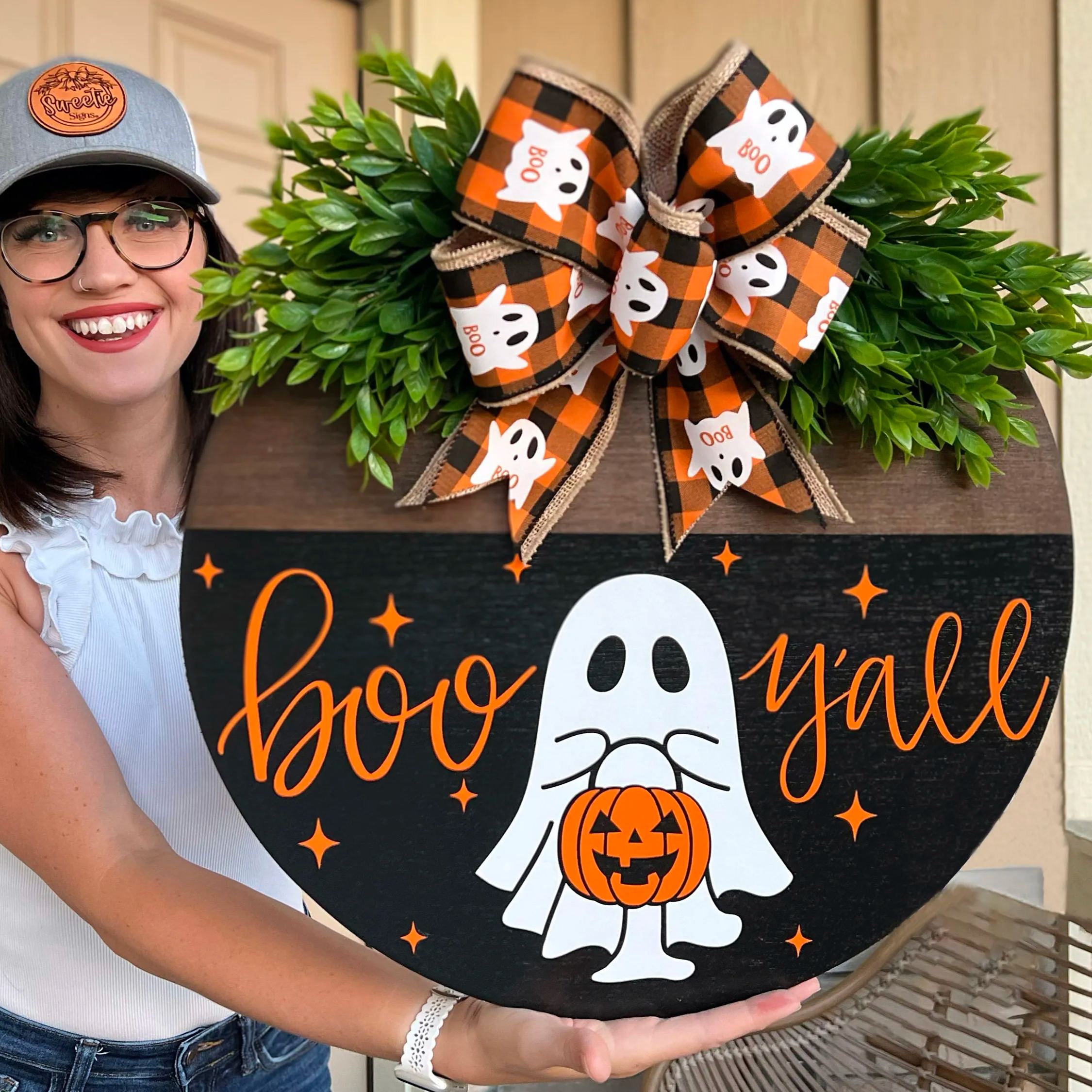 Halloween Front Door Decor 
