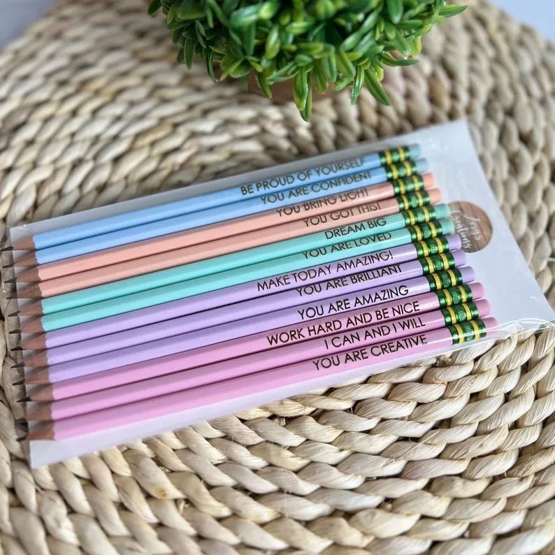 Positive Affirmation Pencils Set